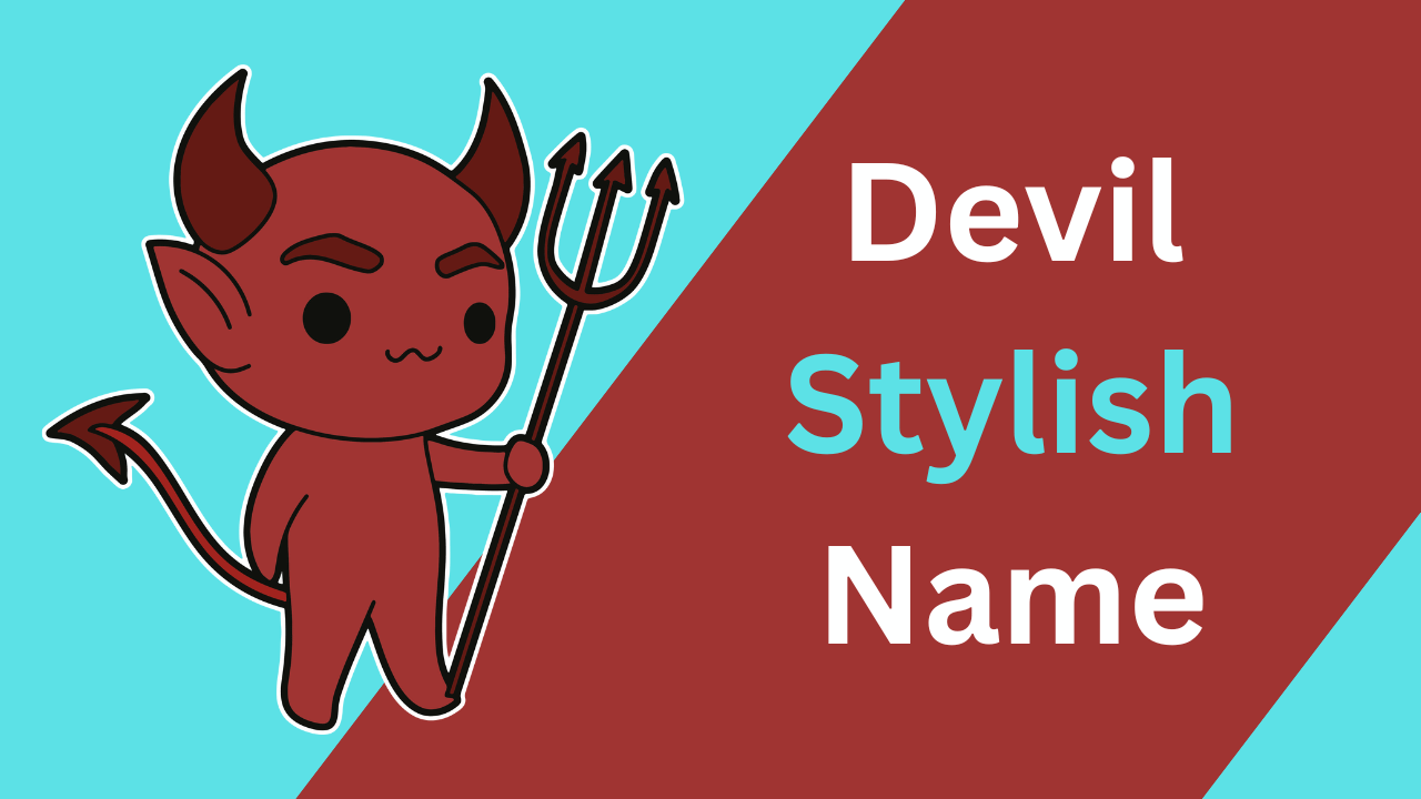 devil stylish name
